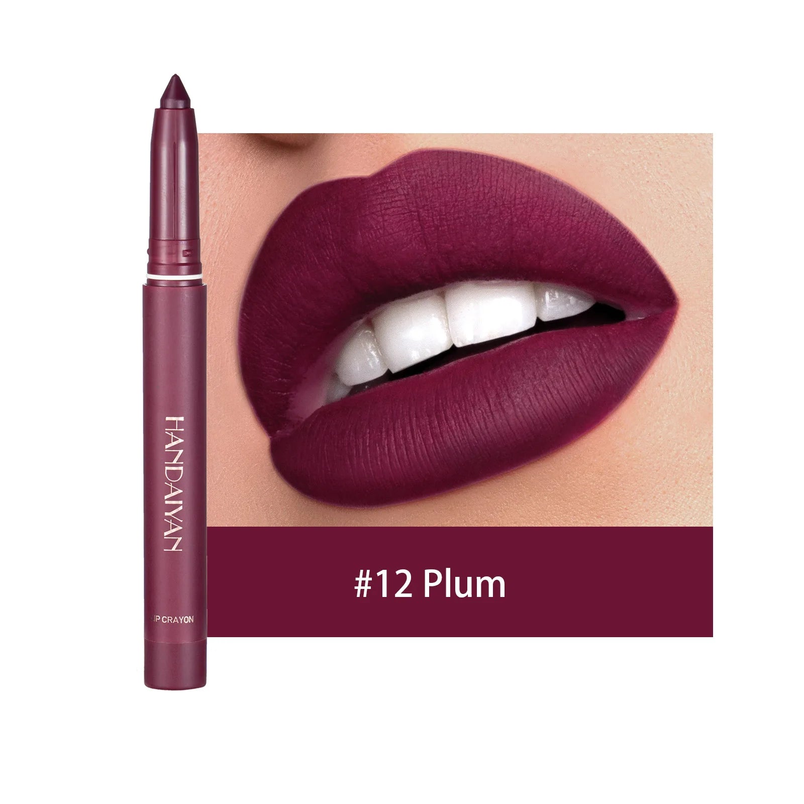 LuxeLip Vault™ by Handayan – 12 Matte Nude & Pink Shades for All-Day Perfection